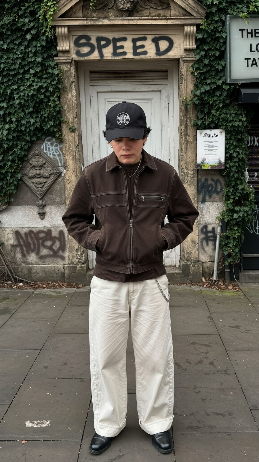 Archivo — Trucker · pantalón · gorra