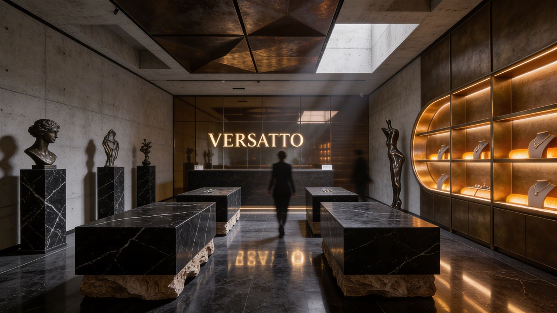Versatto — mostrador y bronce